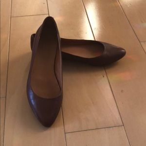 Brown Madewell 1937 size 7 flats